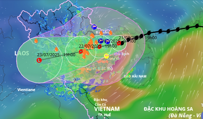 Northern localities put on alert as Wipha set to make landfall on July 22